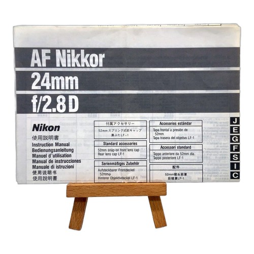 Nikon nikkor 24mm 2 8d - nikkor,